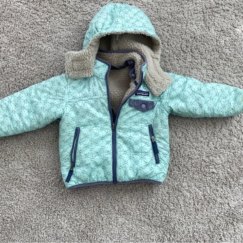 2T reversible Patagonia winter jacket.